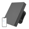 Inteligentny przełącznik ścienny WiFi SONOFF M5-1C-80 (1-kanałowy, do ramki, grafitowy)