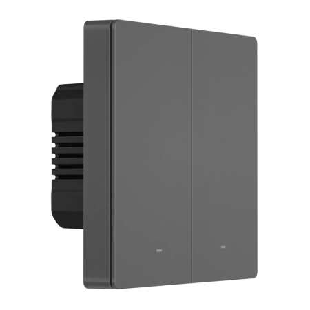 Inteligentny przełącznik ścienny WiFi Sonoff M5 2C Szary (2-kanałowy)