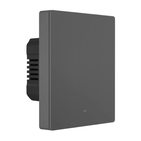 Inteligentny przełącznik ścienny Matter Over Wi-Fi SONOFF M5-1C-80 (1-kanałowy, do ramki, grafitowy)