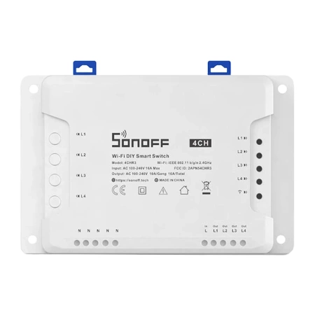 Inteligentny przełącznik WiFi SONOFF 4CHR3