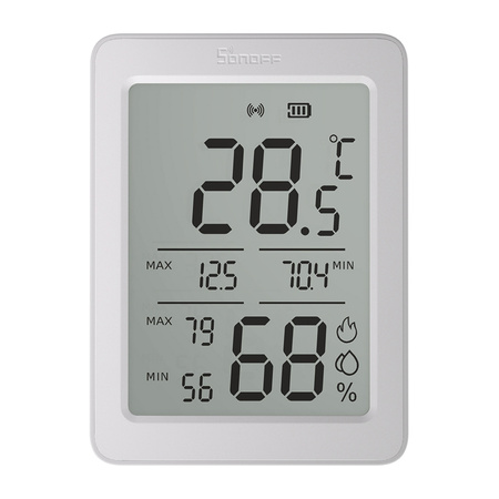 Czujnik Temperatury i Wilgotności ZigBee LCD Sonoff AirGuard TH SNZB-02DR2 