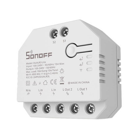 Inteligentny przełącznik WiFi Sonoff Dual R3 Lite
