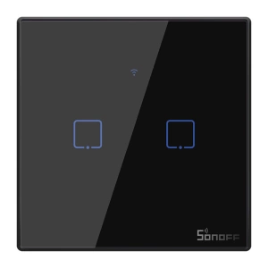 Dotykowy włącznik światła WiFi + RF 433 Sonoff T3 EU TX (2-kanałowy)